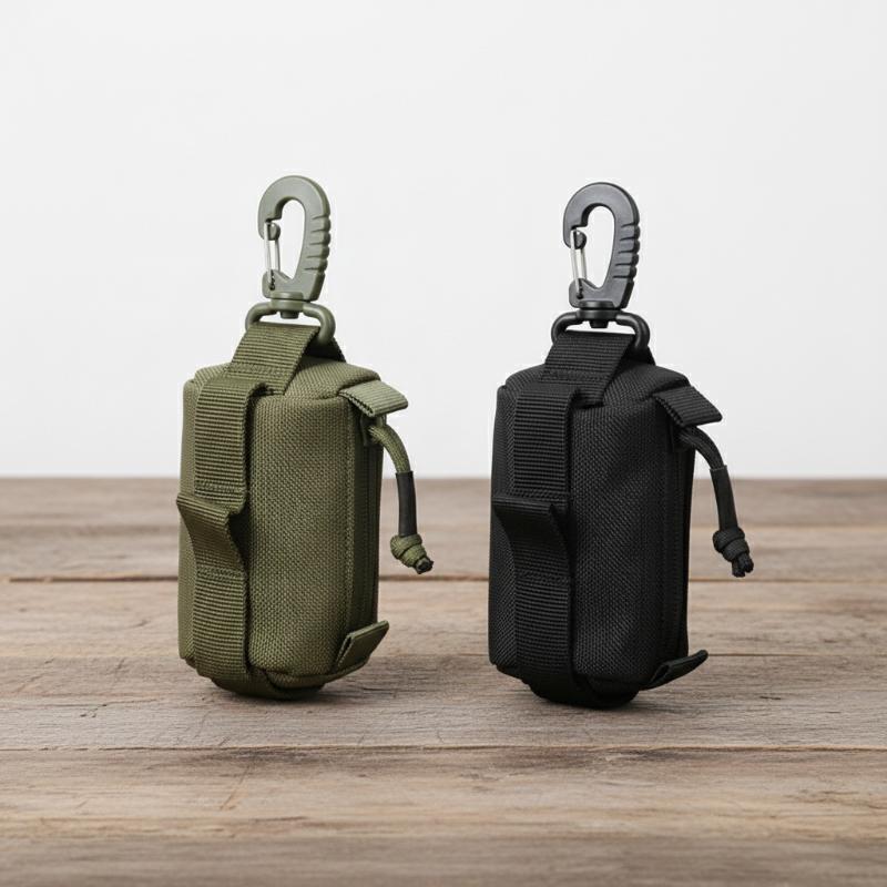 Edc Carry Pocket - กระเป๋า EDC สำหรับกิจกรรมกลางแจ้ง, ซิปใส่บัตร, กระเป๋าใส่เครื่องมือขนาดเล็ก, กระเป๋าคาดเอวแบบพกพาสำหรับการล่าสัตว์และการตั้งแคมป์