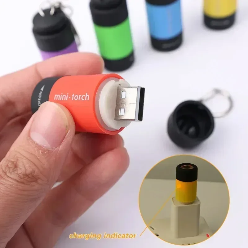 ไฟฉายพวงกุญแจ LED ชาร์จ USB ได - Keychain Flashlight บทวิจารณ์และราคา