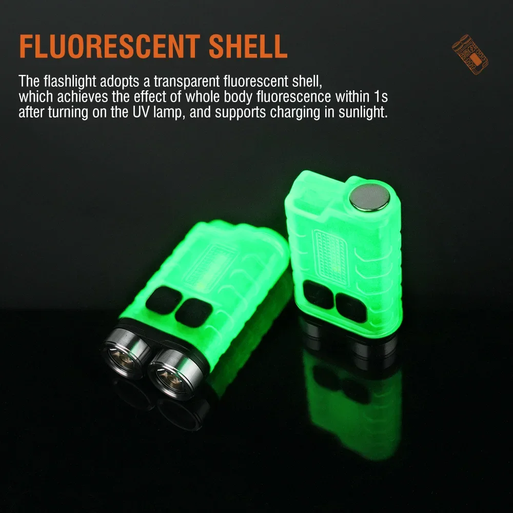 BORUiT V3 พวงกุญแจ LED แบบพกพา - Keychain Flashlight บทวิจารณ์และราคา