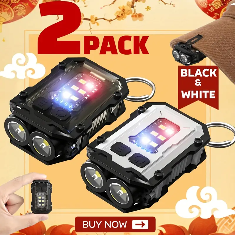 ไฟฉายแบบหนีบแบบชาร์จไฟได้ไฟฉาย - Keychain Flashlight บทวิจารณ์และราคา