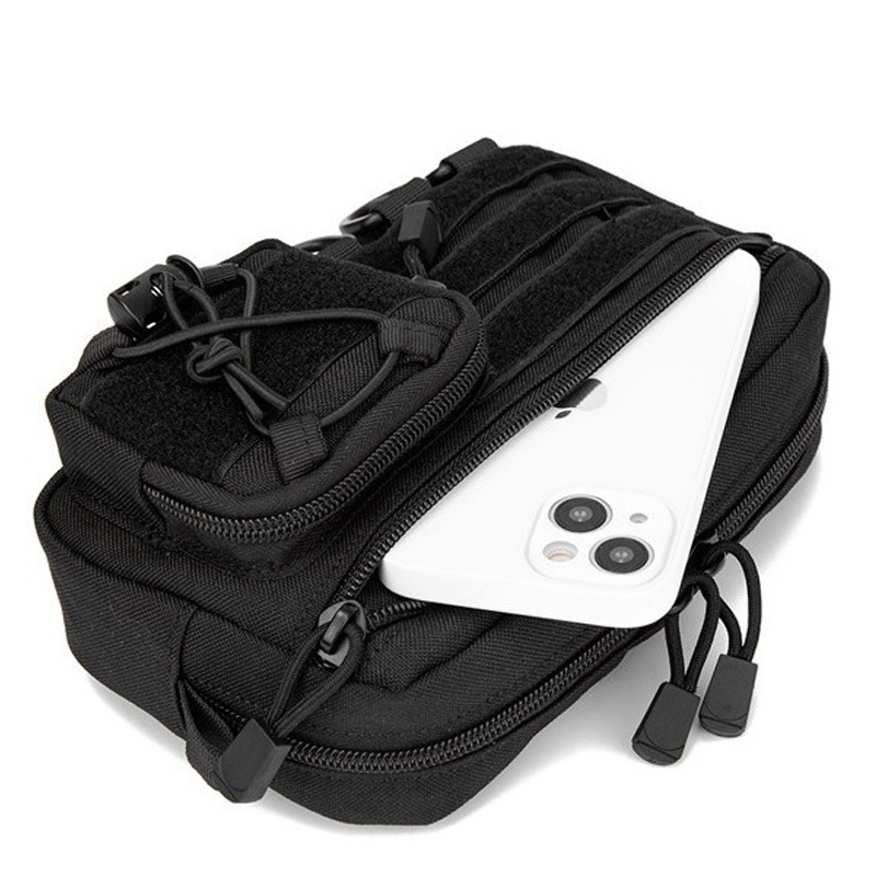 กระเป๋าคาดเอวแบบยุทธวิธี Molle - Edc Carry Fanny Pack บทวิจารณ์และราคา