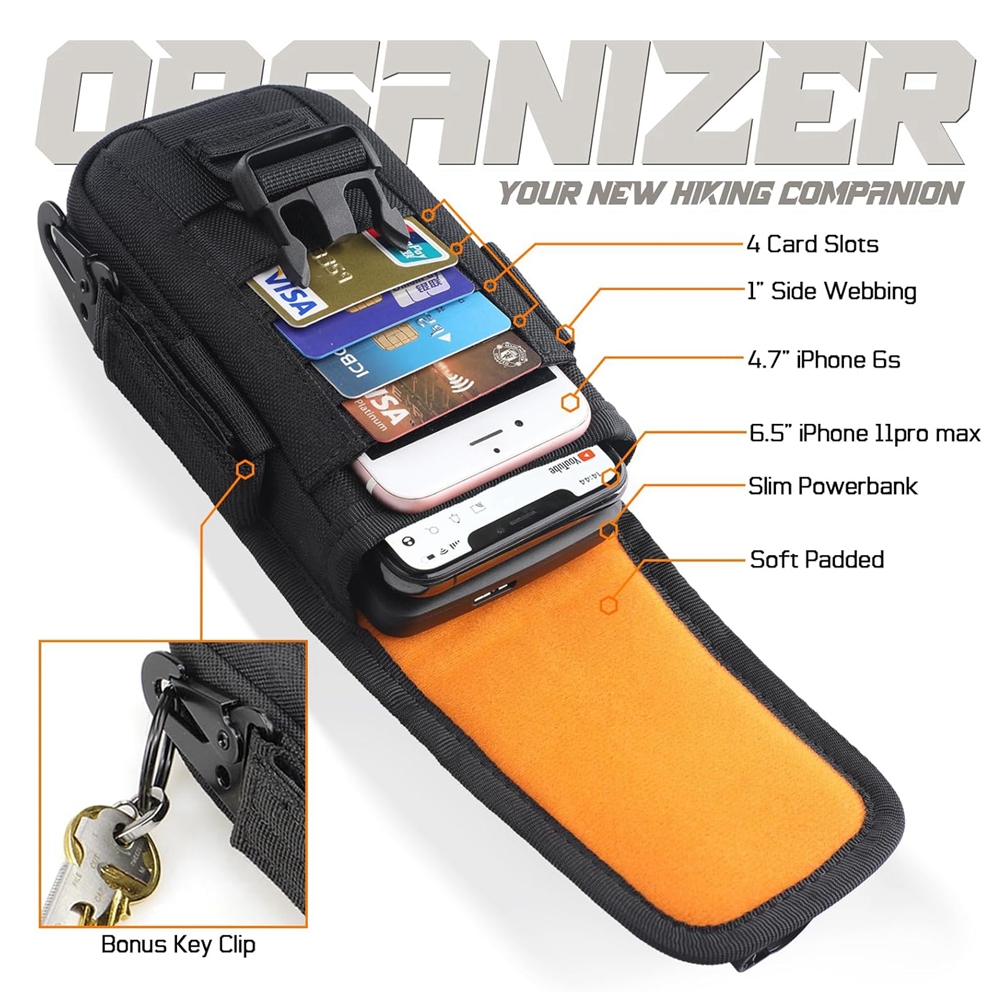 กระเป๋าใส่โทรศัพท์แบบยุทธวิธี  - Edc Carry Fanny Pack บทวิจารณ์และราคา