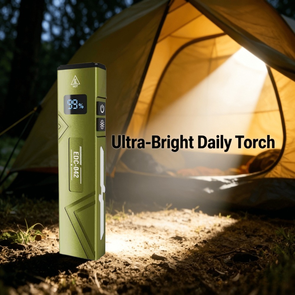 ไฟฉาย EDC แบบชาร์จไฟได้ แสง UV - Edc Carry Clip บทวิจารณ์และราคา