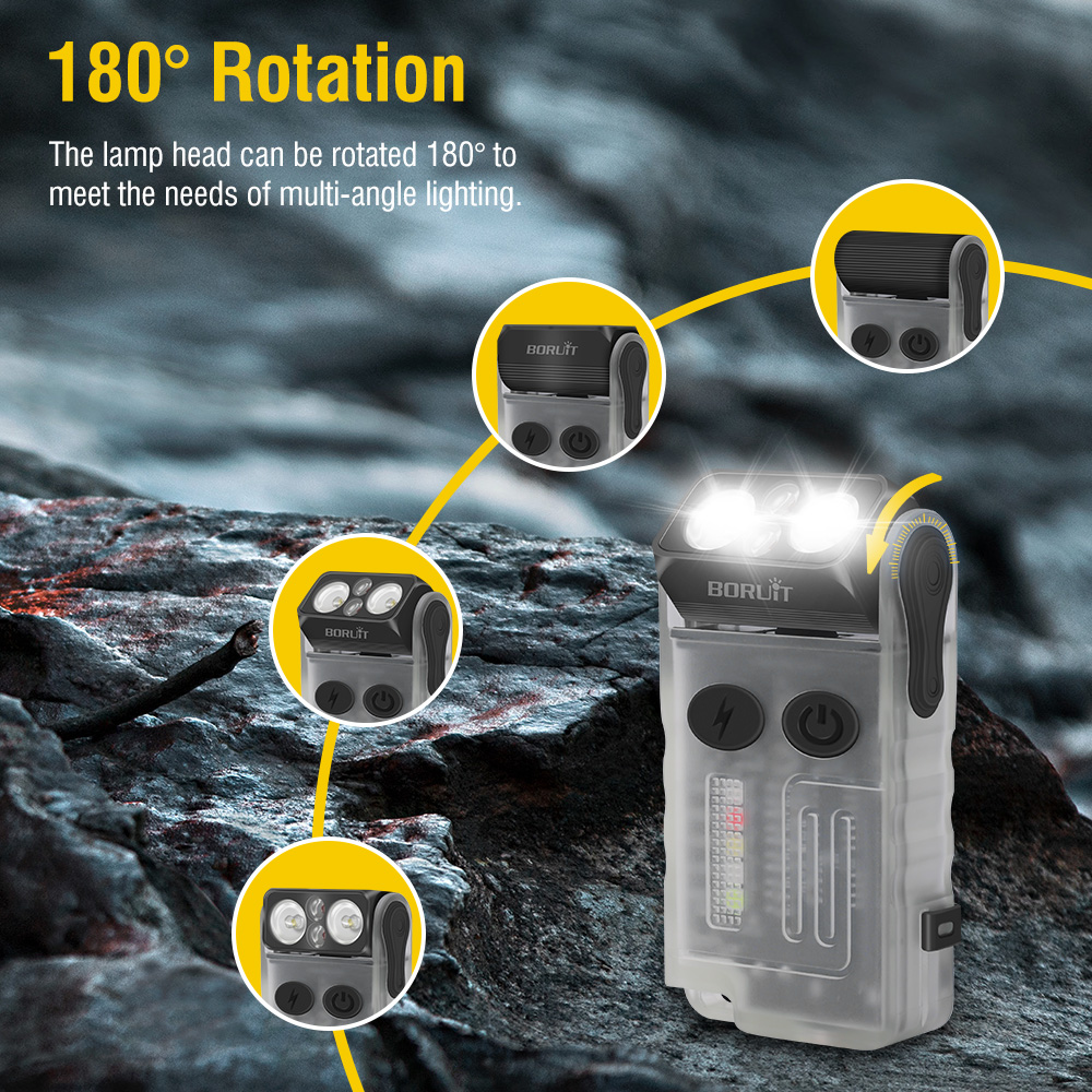 BORUiT V20 ไฟฉายพวงกุญแจ LED พ - Keychain Flashlight บทวิจารณ์และราคา