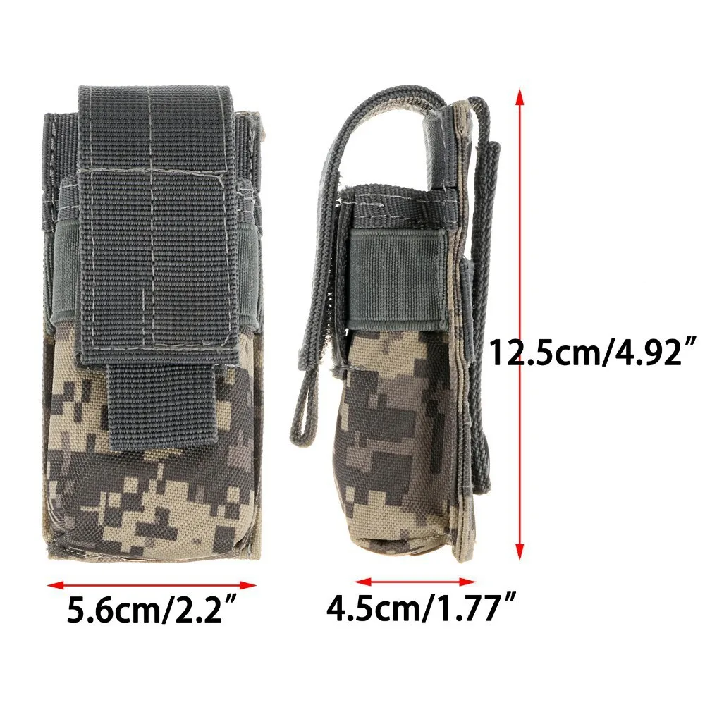 Molle ยุทธวิธี M5 กระเป๋าไฟฉาย - Edc Carry Knife บทวิจารณ์และราคา