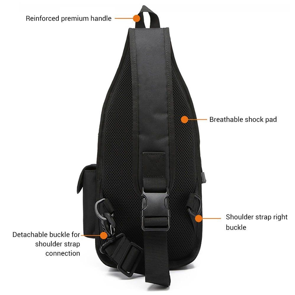 กระเป๋าใส่ปืนพกแบบซ่อน กระเป๋า - Edc Concealed Carry Sling Bag บทวิจารณ์และราคา