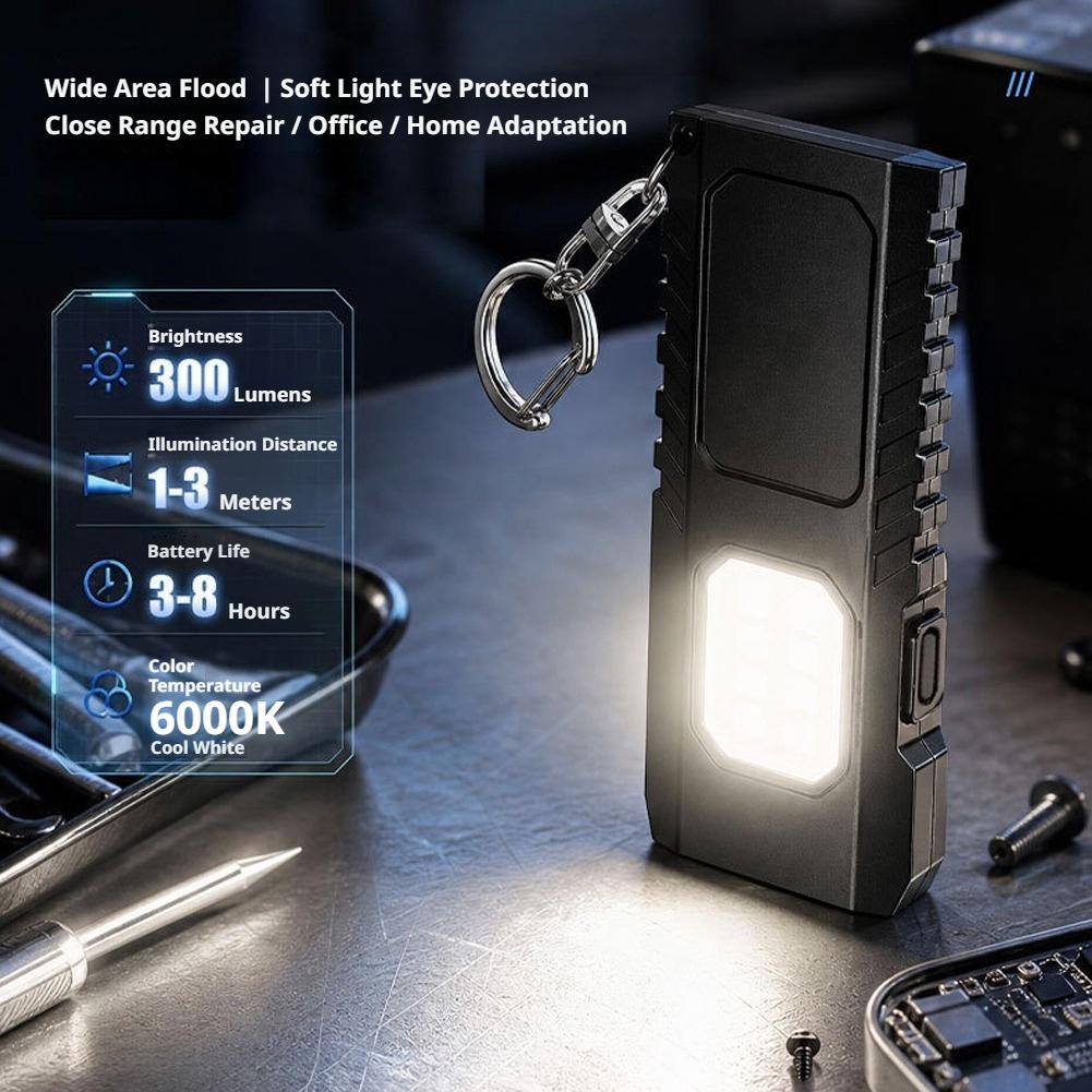 ไฟฉายพวงกุญแจแบบชาร์จ USB ได้อ - Keychain Flashlight บทวิจารณ์และราคา