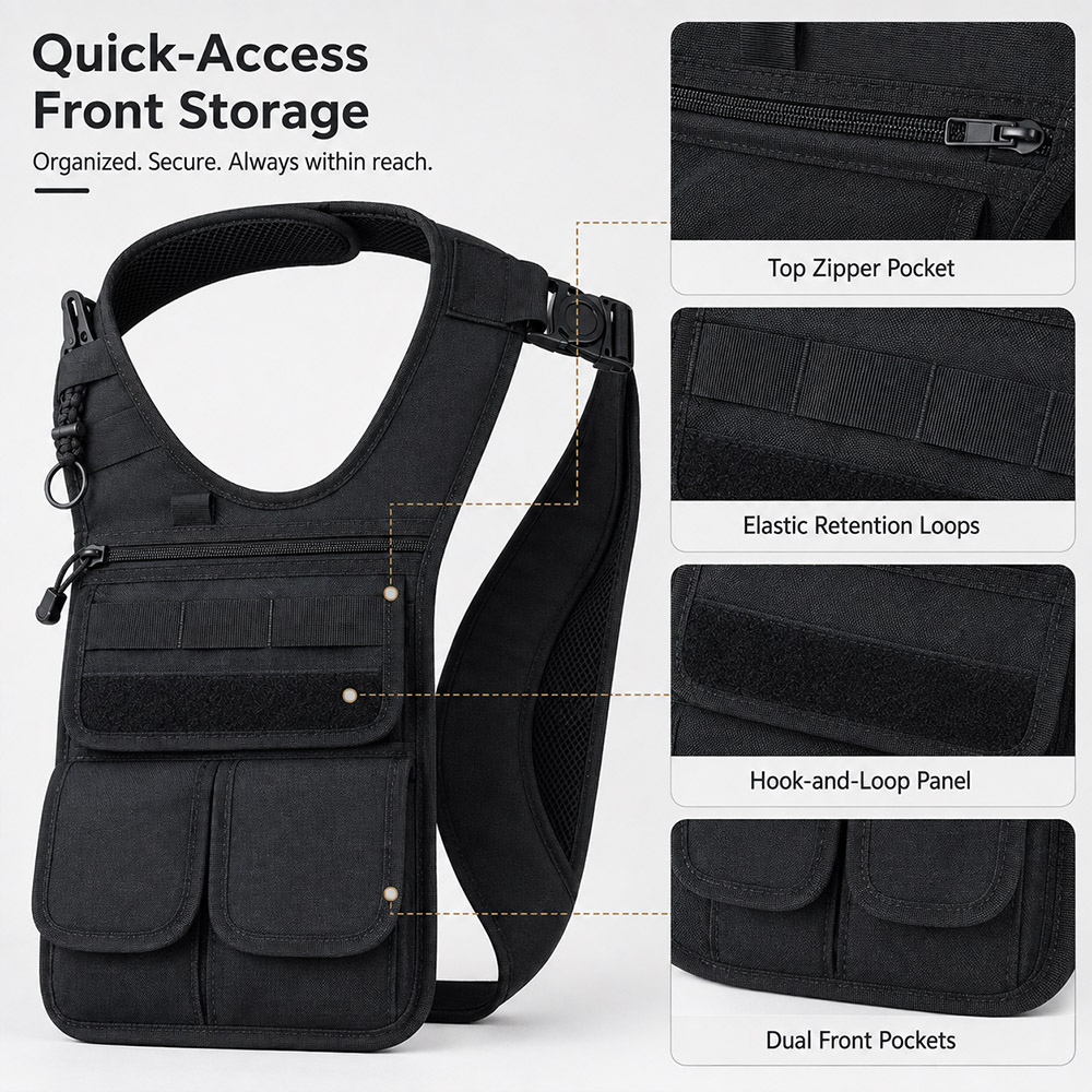 กระเป๋าเครื่องมือแบบซ่อนใต้แขน - Edc Concealed Carry Sling Bag บทวิจารณ์และราคา