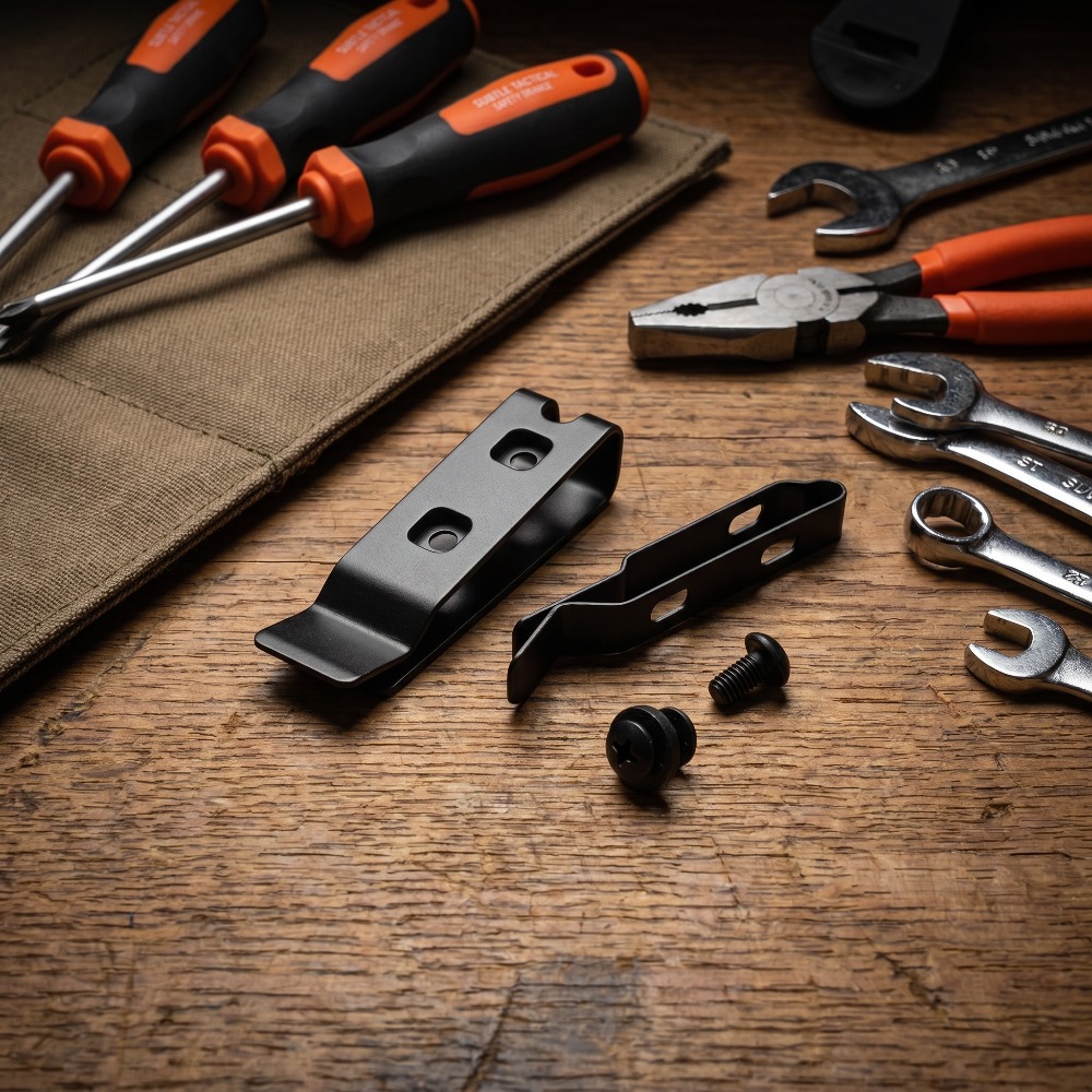ชุดสกรูเปลี่ยนคลิปหนีบโลหะสำหร - Edc Carry Clip บทวิจารณ์และราคา