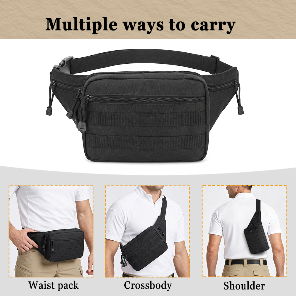กระเป๋าปืนพกซ่อนรูปแบบยุทธวิธี - Edc Carry Bag For Pistol บทวิจารณ์และราคา