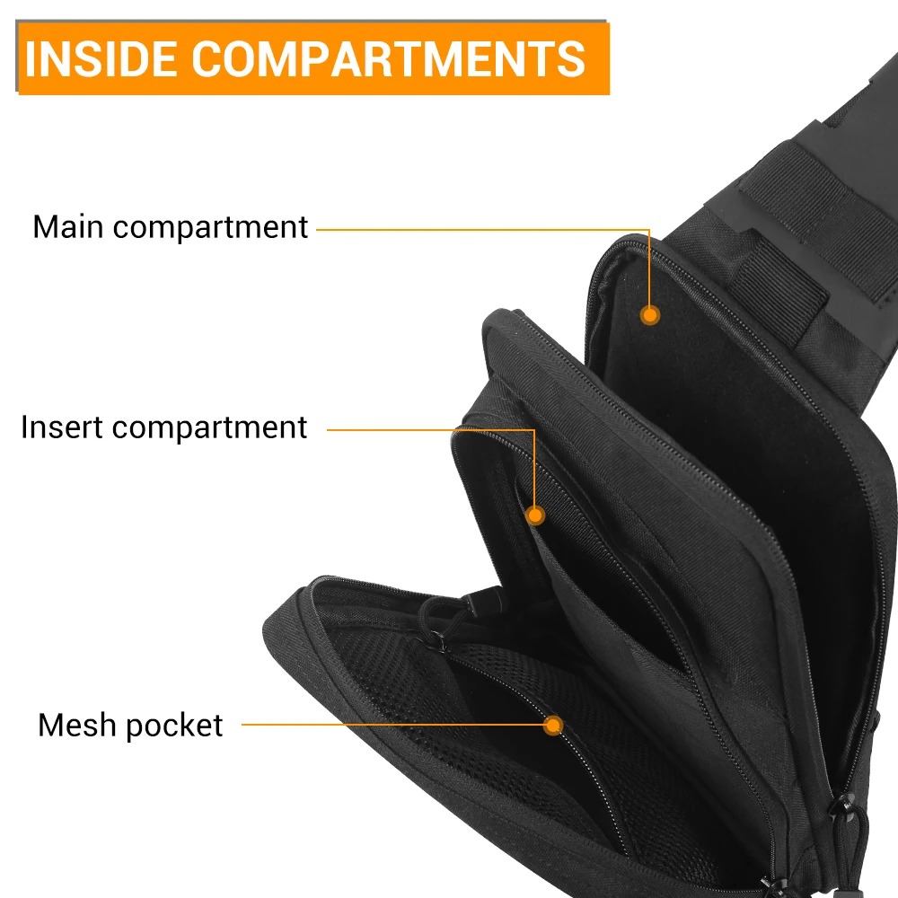 กระเป๋าปืนพกยุทธวิธีสำหรับพกพา - Edc Carry Bag For Pistol บทวิจารณ์และราคา