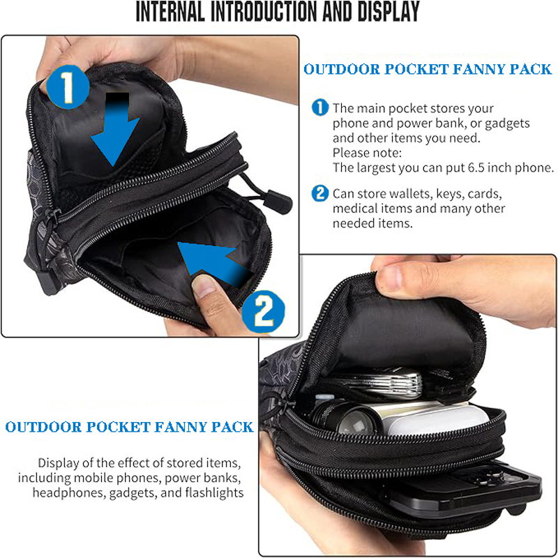 Universal EDC ยุทธวิธี Molle ก - Edc Carry Pocket บทวิจารณ์และราคา